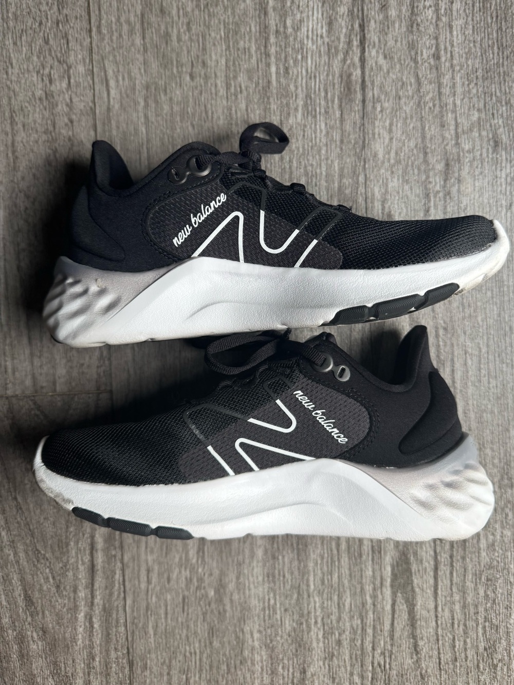 New Balance Black and White Women's Running Sneakers